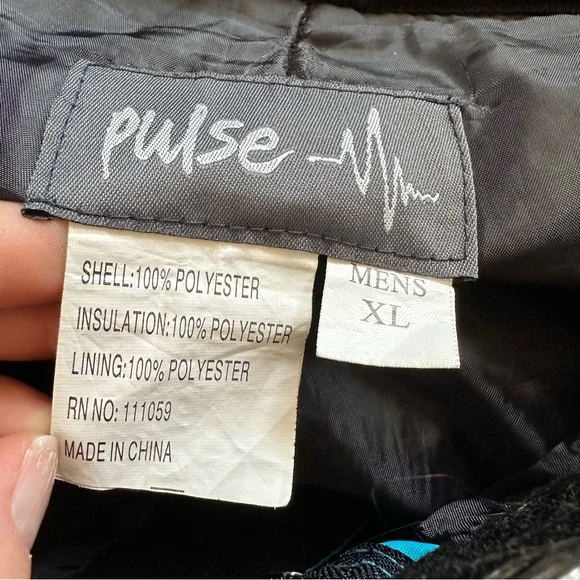 Pulse Men's XL Blue and Black Snow Pants 🥊 - Picture 2 of 3